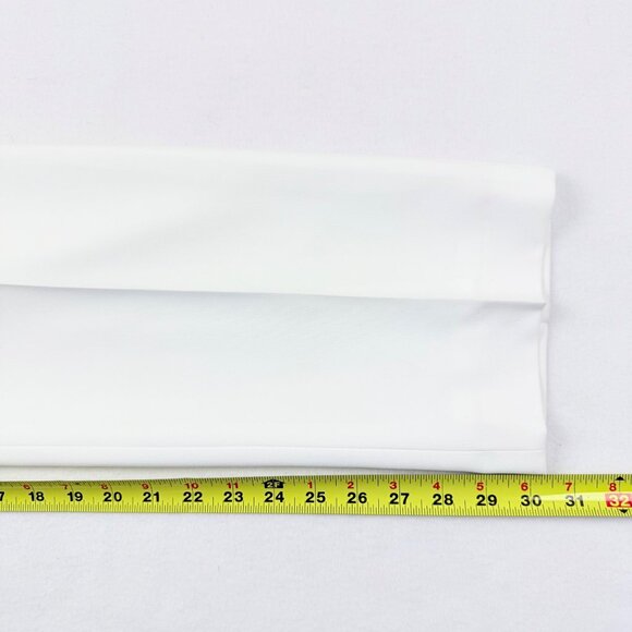 Black Label by Evan-Picone Womens Full Lined Mid Rise Stretch White Pants 10 NWT - Picture 11 of 11